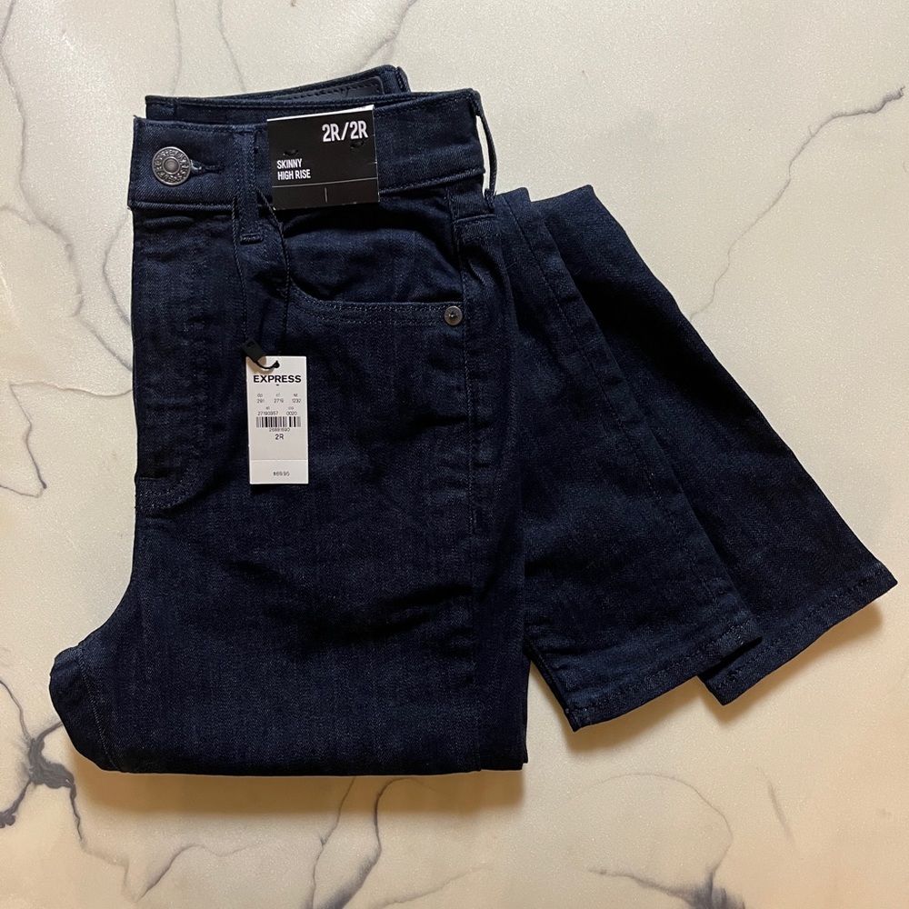NWT Express High Waist Skinny Jeans - Size 2, Regular
